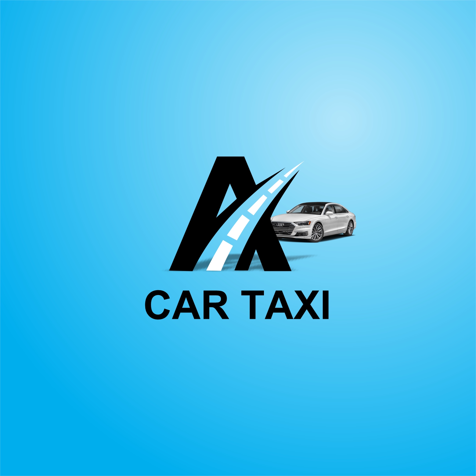 A Car taxi Logo
